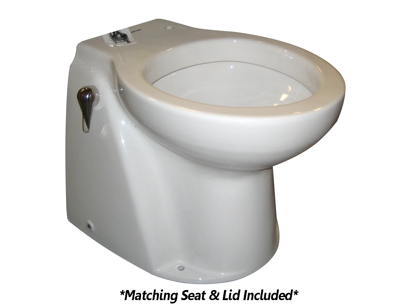 Raritan Atlantes Freedom® w/Vortex-Vac - Household Style - White - Freshwater Solenoid - Smart Toilet Control - 12v