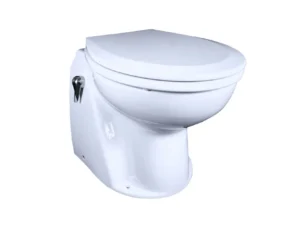 Raritan Atlantes Freedom® w/Vortex-Vac - Household Style - White - Remote Intake Pump - Smart Toilet Control - 12v