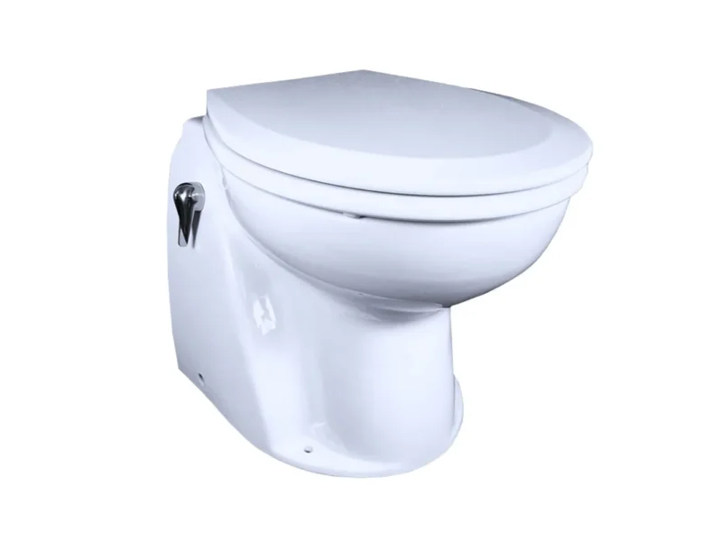 Raritan Atlantes Freedom® w/Vortex-Vac - Household Style - White - Remote Intake Pump - Smart Toilet Control - 12v
