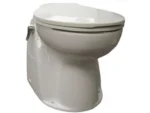 Raritan Atlantes Freedom® w/Vortex-Vac - Elongated Bowl - Bone - Remote Intake Pump - Momentary Handle - 12v *Ships Truck Freight