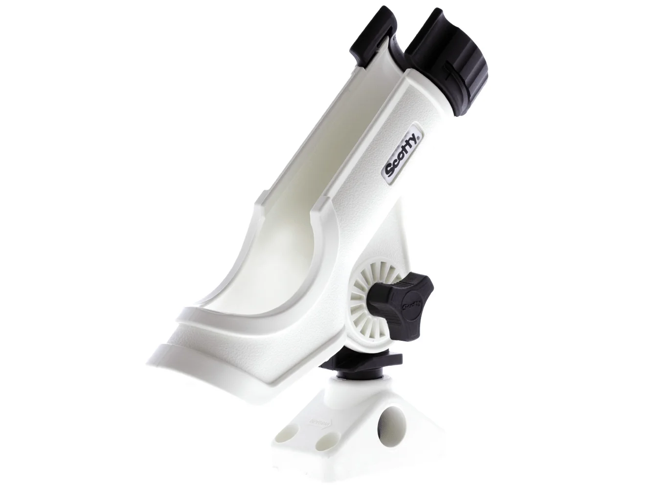 Scotty Powerlock Rod Holder White w/241 Side/Deck Mount