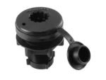 Scotty Compact Threaded Round Deck Mount