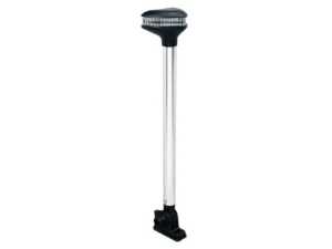 Perko Stealth Series - L.E.D. Fold Down White All-Round Light - Vertical Mount - 13-3/8"
