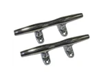 Perko 4" Open Base Cleat - Chrome Plated Zinc - Pair