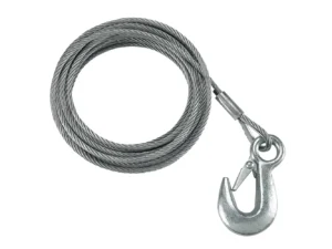 Fulton 3/16" x 25' Galvanized Winch Cable - 4,200 lbs. Breaking Strength