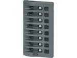 Blue Sea 4378 WeatherDeck Water Resistant Circuit Breaker Panel - 8 Position - Grey
