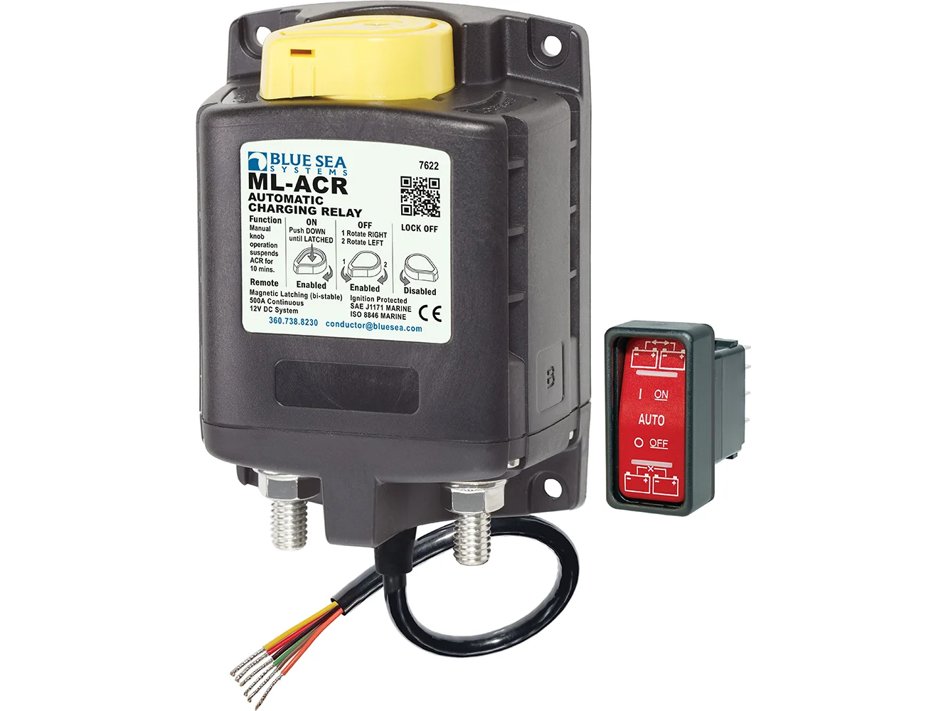 Blue Sea 7622 ML-Series Heavy Duty Automatic Charging Relay