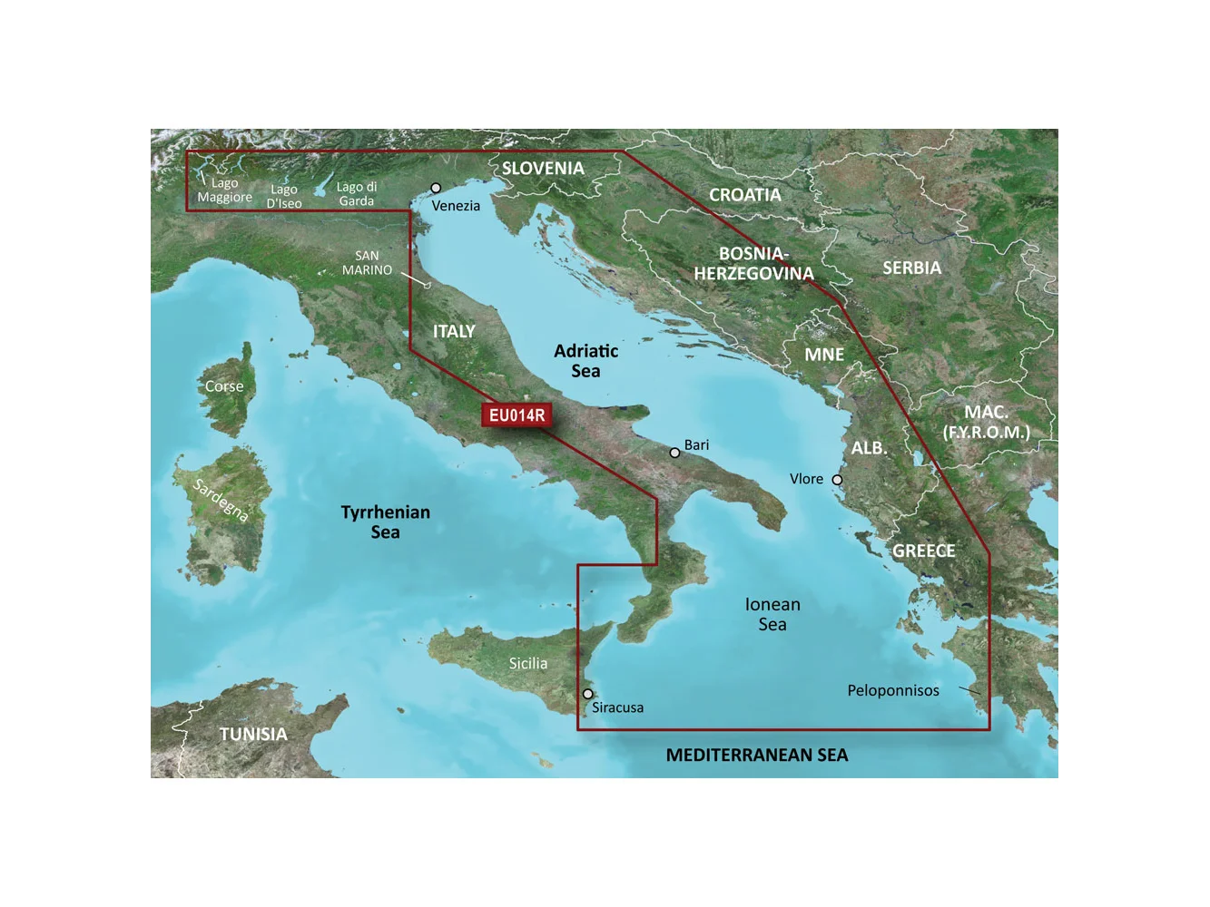 Garmin BlueChart® g3 HD - HXEU014R - Italy Adriatic Sea - microSD™/SD™