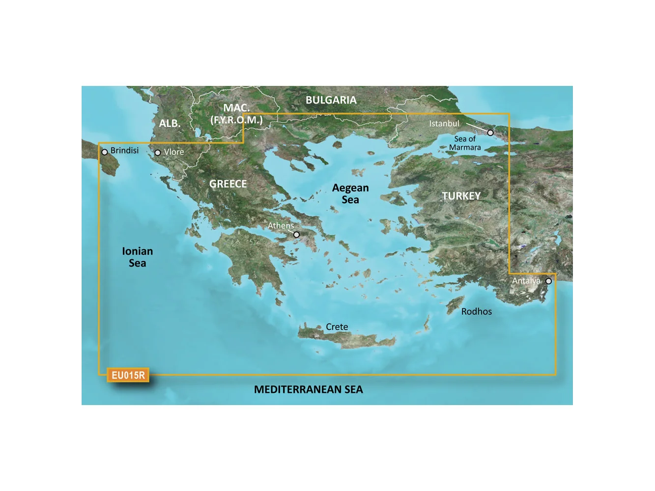 Garmin BlueChart® g3 HD - HXEU015R Aegean Sea & Sea of Marmara - microSD™/SD™