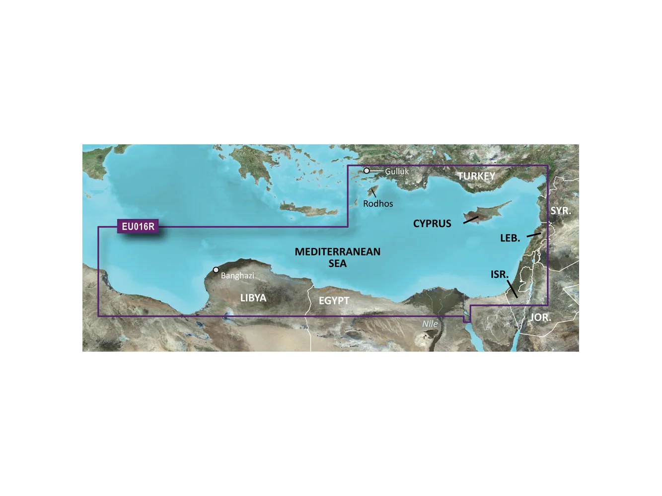 Garmin BlueChart® g3 HD - HXEU016R - Mediterranean Southeast - microSD™/SD™