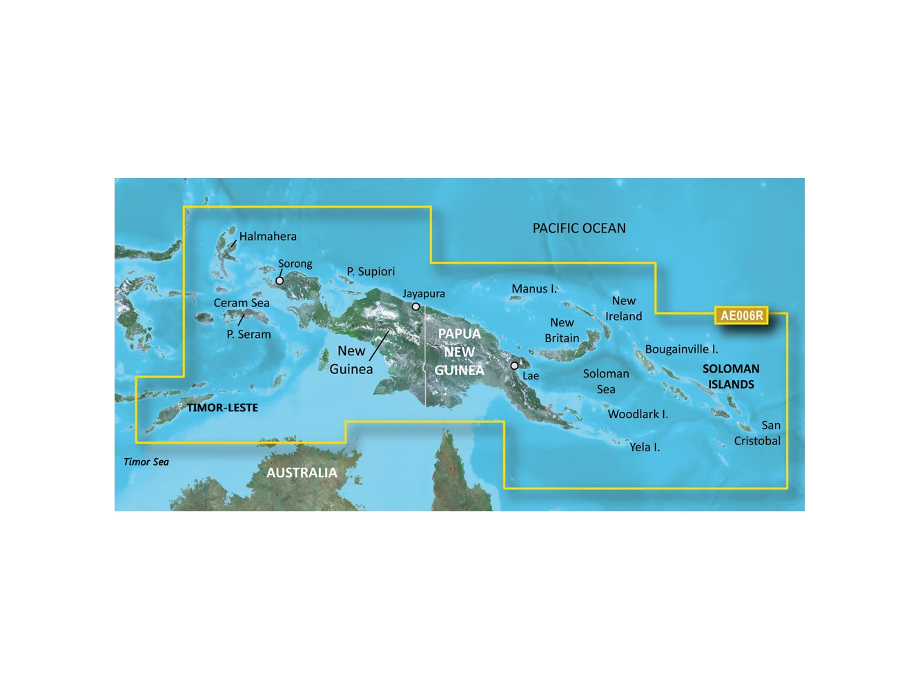 Garmin BlueChart® g3 HD - HXAE006R - Timor Leste/New Guinea - microSD™/SD™