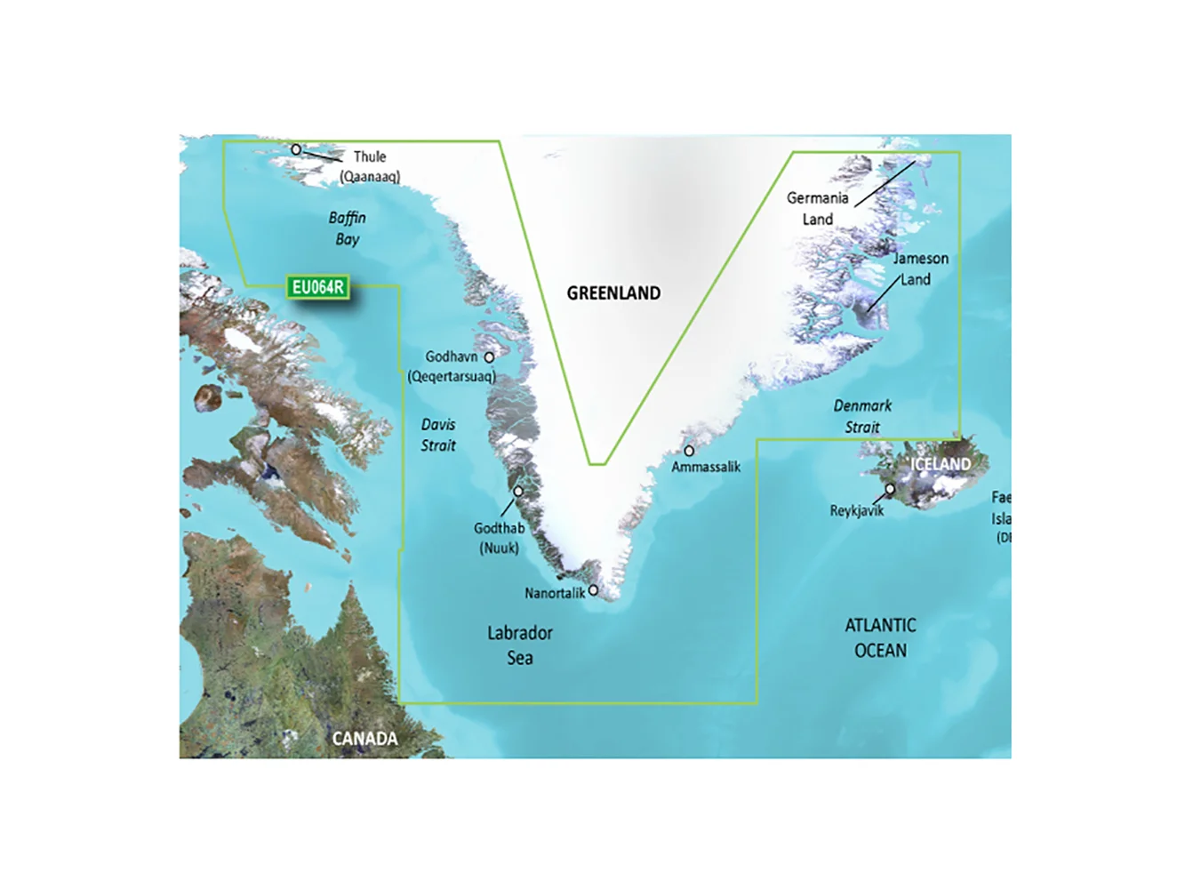 Garmin BlueChart® g3 Vision® HD - VEU064R - Greenland - microSD™/SD™