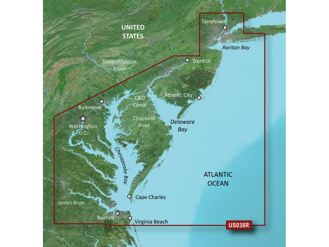 Garmin BlueChart® g3 Vision® HD - VUS038R - New York - Chesapeake - microSD™/SD™