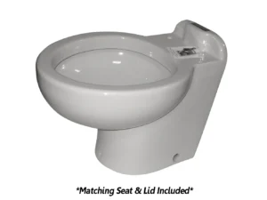 Raritan Marine Elegance - Household Style - White - Fresh or Saltwater - Smart Toilet Control - 12v