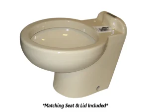 Raritan Marine Elegance - Household Style - Bone - Fresh or Saltwater - Smart Toilet Control - 12v