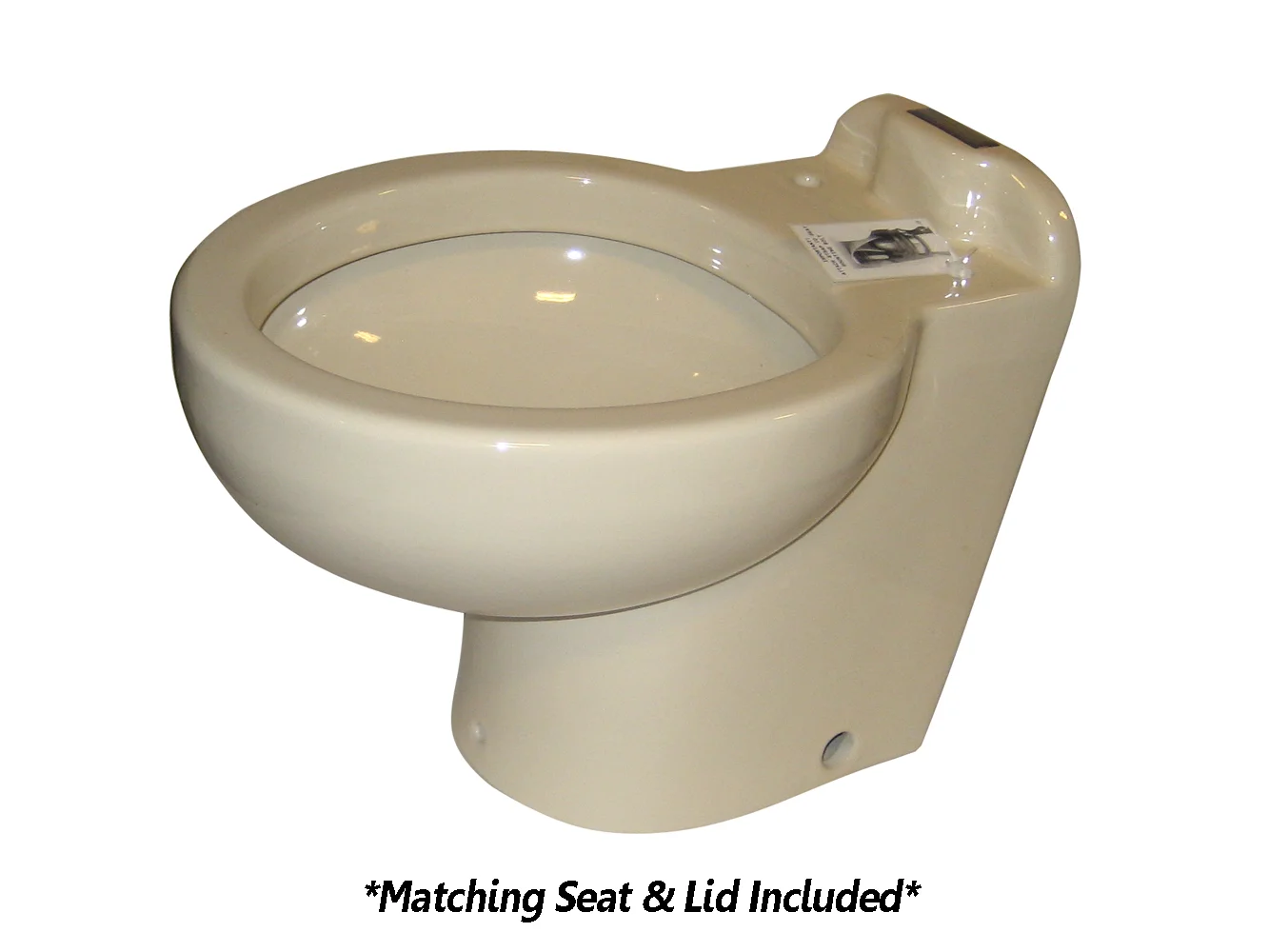 Raritan Marine Elegance - Household Style - Bone - Fresh or Saltwater - Smart Toilet Control - 12v