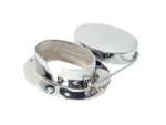 Whitecap Chain & Rope Deck Pipe 4" x 2-1/4" Chrome Plate