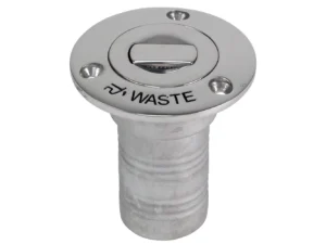 Whitecap Bluewater Push Up Deck Fill - 1-1/2" Hose - Waste