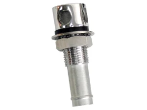 Whitecap Fuel Vent - Round Head, Straight Shaft, 5/8" Hose