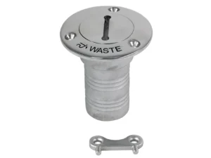 Whitecap Hose Deck Fill - 1-1/2" Hose Waste