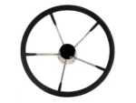 Whitecap Destroyer Steering Wheel - Black Foam, 15" Diameter