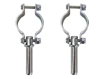 Whitecap Clamp-On Oarlocks - Zinc Plated