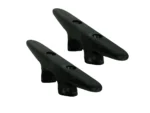 Whitecap Black Nylon Cleat 6" Pair