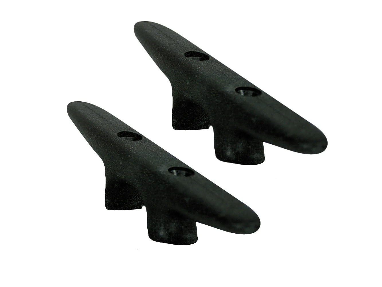 Whitecap Black Nylon Cleat 6" Pair