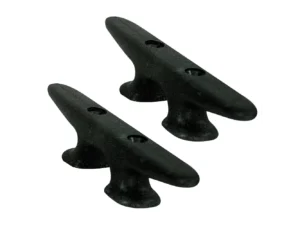 Whitecap Black Nylon Cleat 8" Pair