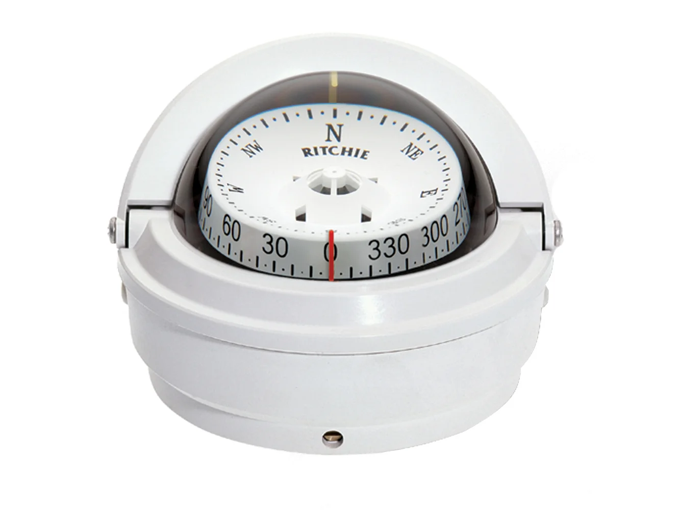 Ritchie S-87W Voyager Compass - Surface Mount - White