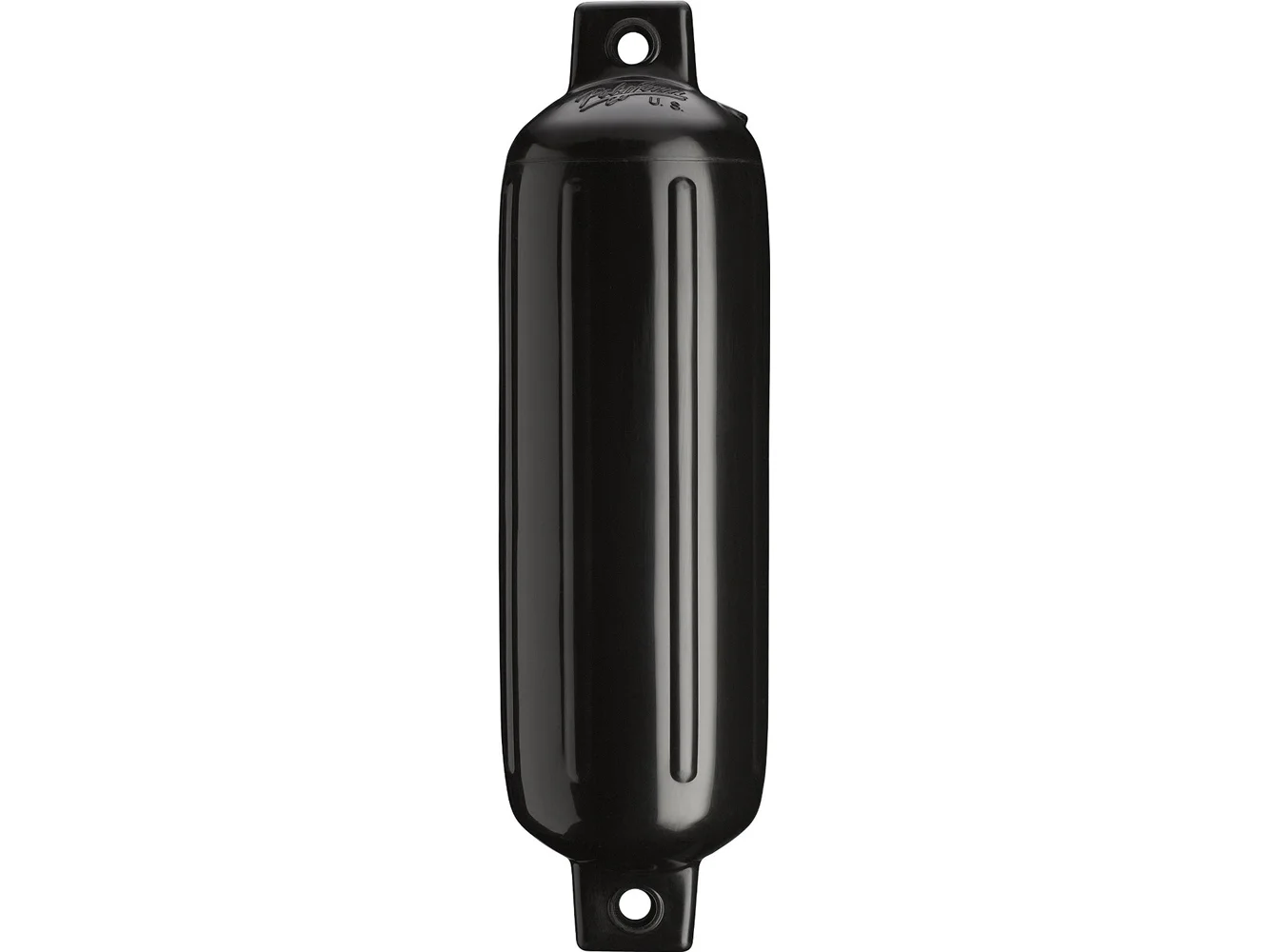 Polyform G-1 Twin Eye Fender 3.5" x 12.8" - Black