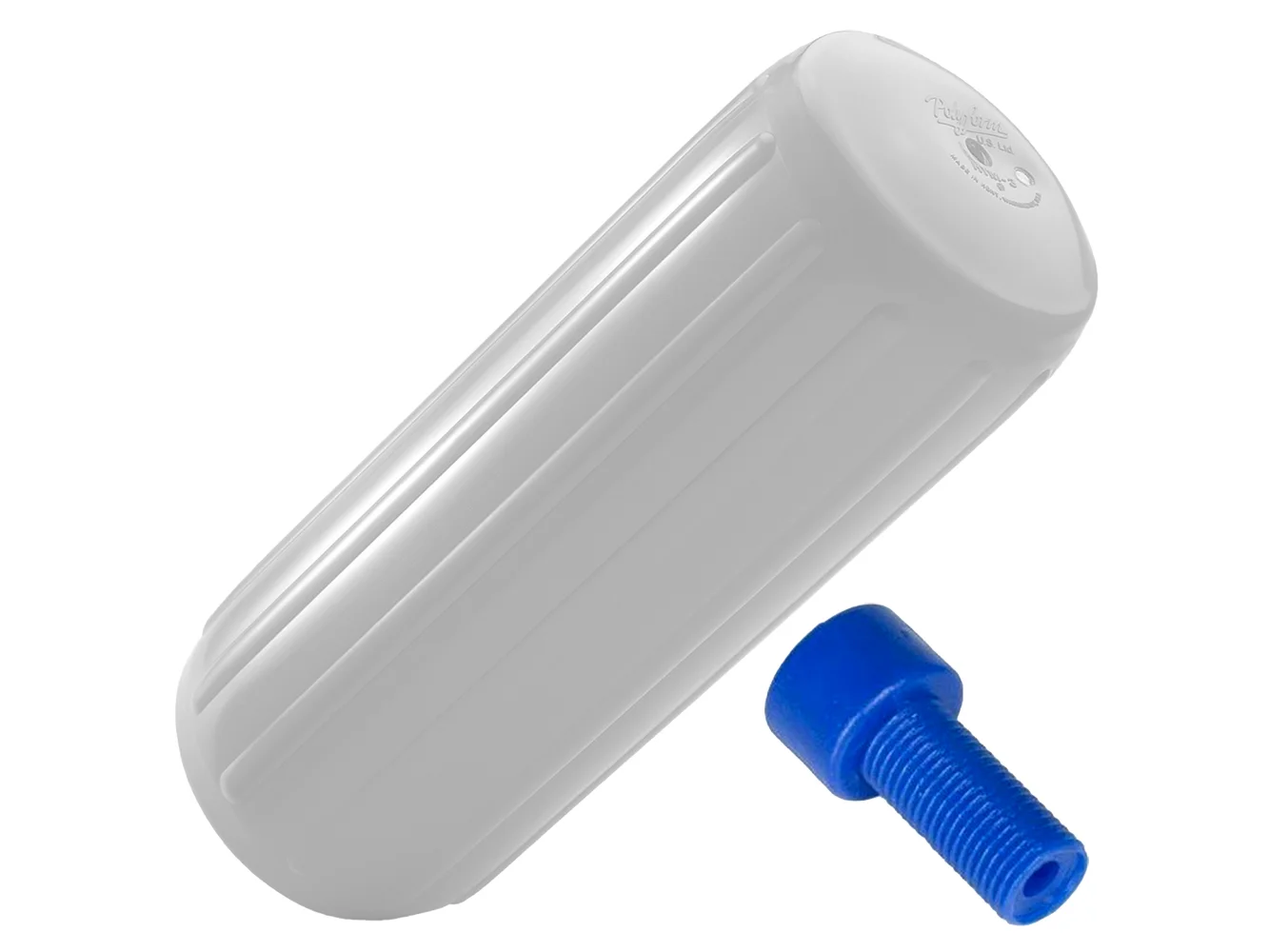 Polyform HTM-1 Fender 6.3" x 15.5" - White w/Adapter