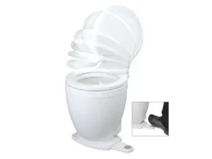 Jabsco Lite Flush Electric 12V Toilet w/Footswitch