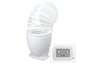 Jabsco Lite Flush Electric 12V Toilet w/Control Panel
