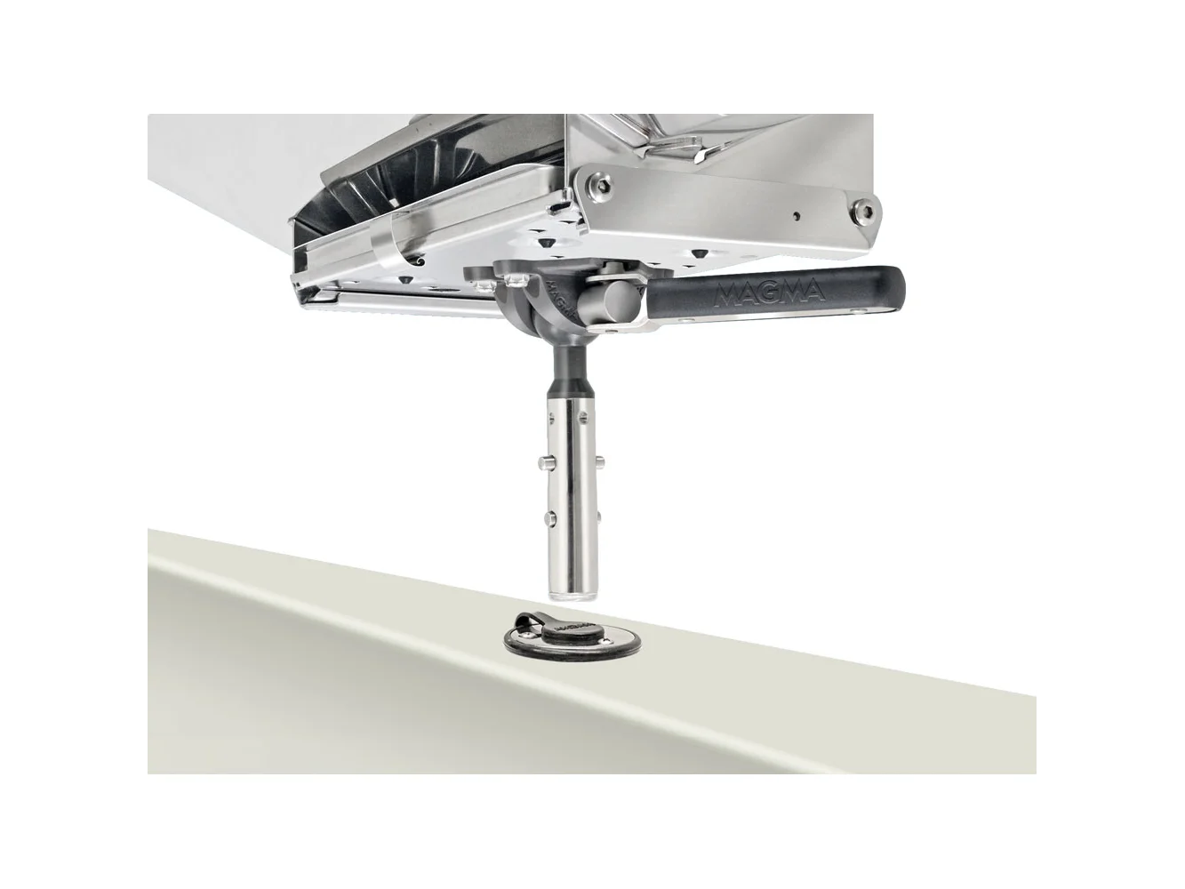 Magma Single Locking Flush Deck Socket w/LeveLock Mount & Flange