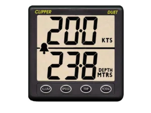 Clipper Duet Instrument Depth Speed Log w/Transducer