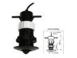 Clipper Speed Log Paddle Wheel Unit Complete with Thru Hull Fitting