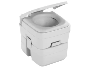 Dometic 965 Portable Toilet w/Mounting Brackets- 5 Gallon - Platinum