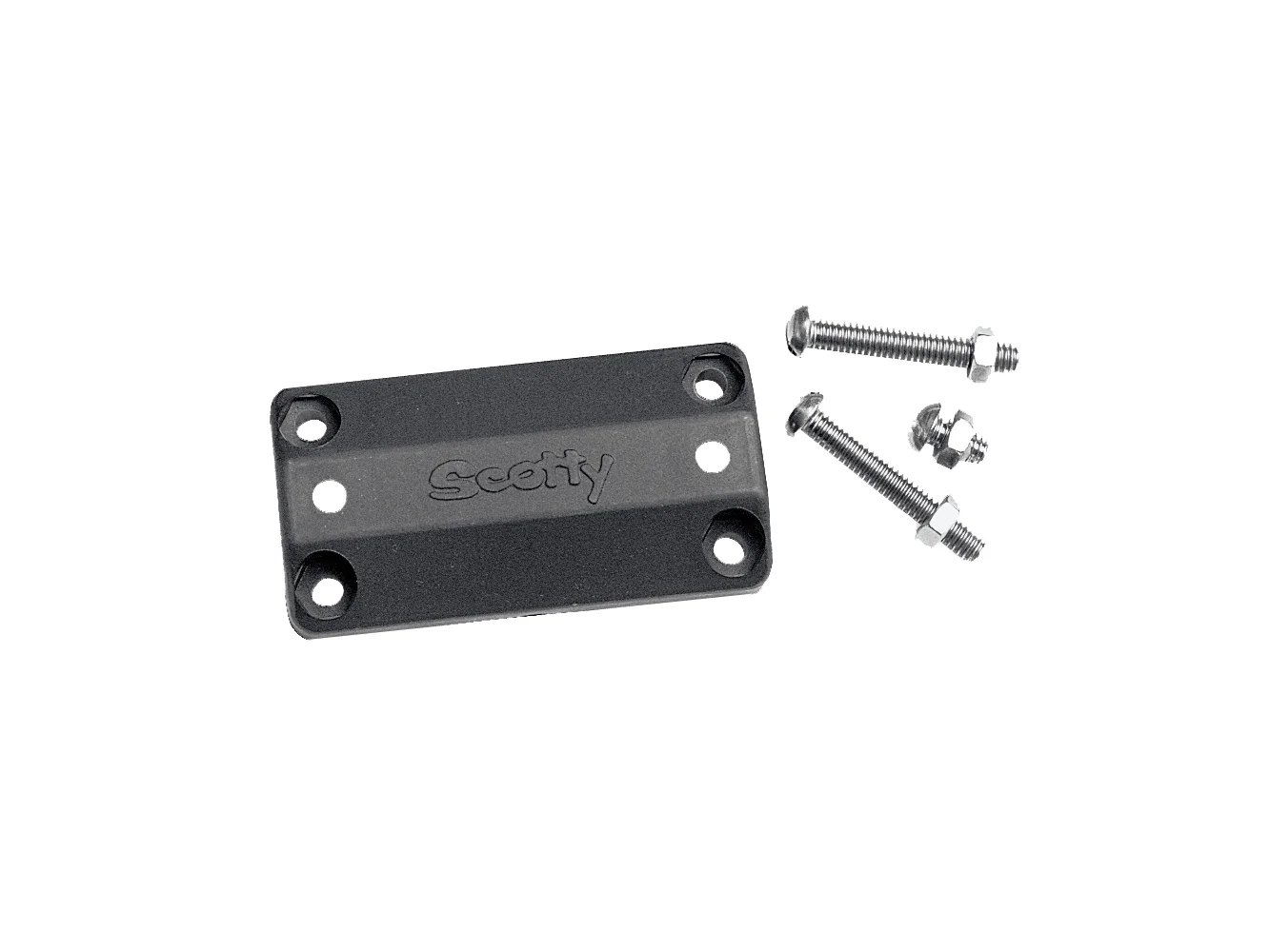 Scotty 242 Rail Mounting Adapter 7/8"-1" - Black