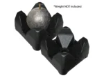 Scotty 3022-BK Weight Mate - Black 2 Pack