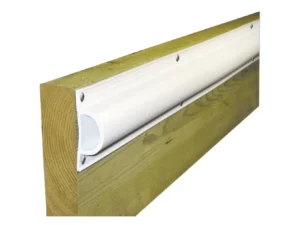 Dock Edge Standard "D" PVC Profile 16ft Roll - White