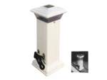 Dock Edge Cleatlite Solar Dock Light w/SS Mooring Cleat 12"