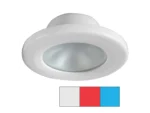 i2Systems Apeiron A3120 Screw Mount Light - Red, Cool White & Blue - White Finish