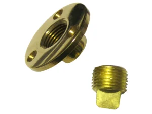 Perko Garboard Drain & Drain Plug Assy Cast Bronze/Brass MADE IN THE USA