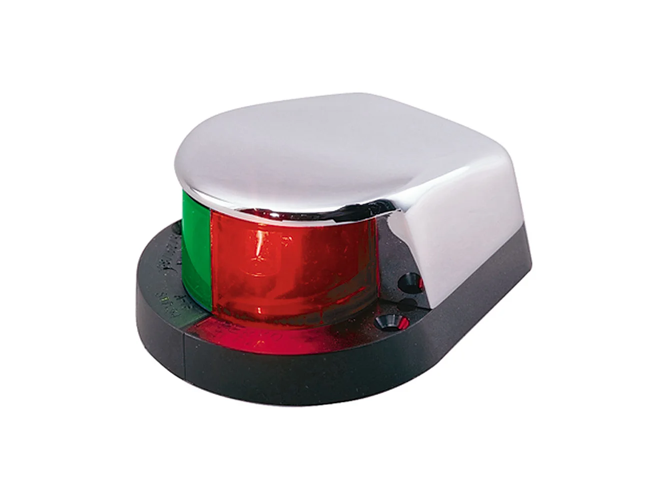 Perko 12V Bi-Color Bow Light Black Base Chrome Plated Top MADE IN THE USA