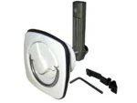 Perko Flush Latch - White