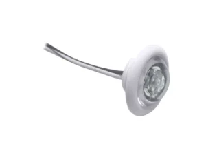 Innovative Lighting LED Bulkhead/Livewell Light "The Shortie" White LED w/ White Grommet