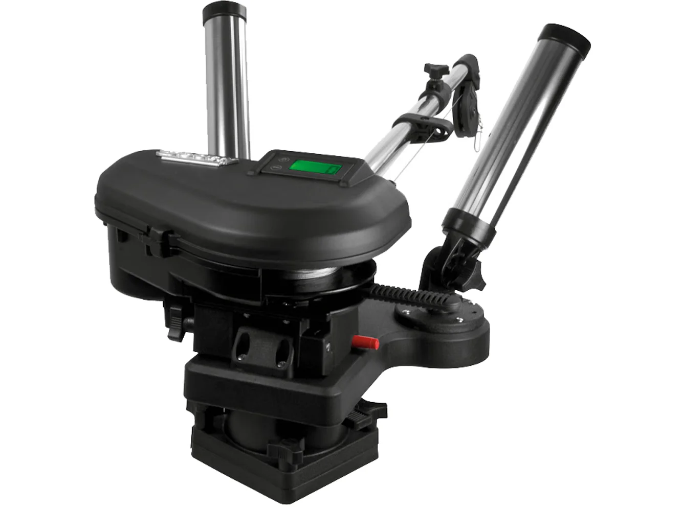 Scotty 2116 HP Depthpower Electric Downrigger 60" SS Telescoping Boom w/Swivel Base - Dual Rod Holder