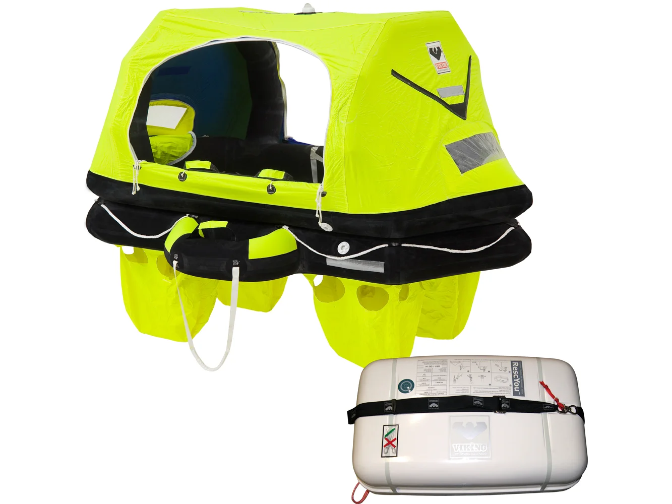 VIKING RescYou Pro Liferaft 6 Person Container Offshore Pack