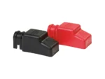 Blue Sea 4018 Square CableCap Insulators Pair Red/Black